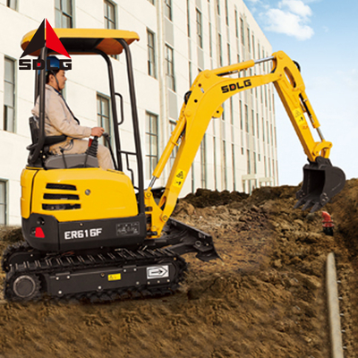 SDLG ER616F Heavy Construction Machinery 1 Ton Mini Excavator