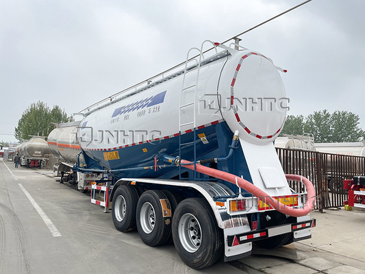 3 Axle Heavy Duty Semi Trailers Cement Bulk Carrier 50 CBM