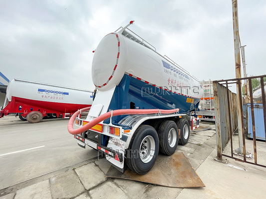 3 Axle Heavy Duty Semi Trailers Cement Bulk Carrier 50 CBM