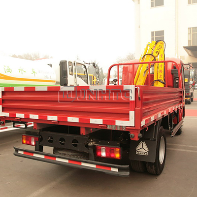 Sinotruk HOWO 4x2 Truck Mounted Telescopic Crane Hook Folding Arm Lifting Truck