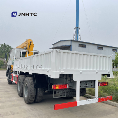 Sinotruk Howo 6x4 10 Telescopic Truck Mounted Crane Straight Arm Cargo Truck Crane