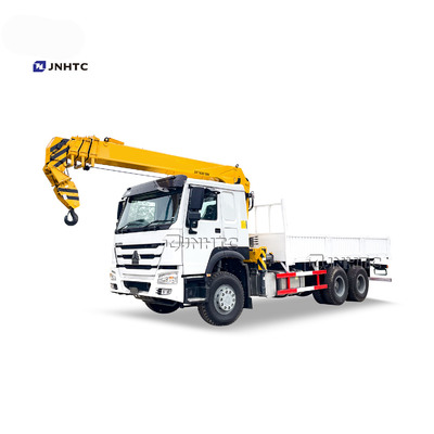 Sinotruk Howo 6x4 10 Telescopic Truck Mounted Crane Straight Arm Cargo Truck Crane