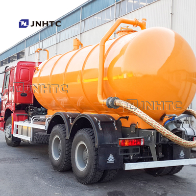 HOWO 6X4 Euro2 Sewage Suction Tanker Truck 12cbm-22cbm Vacuum Cleaning