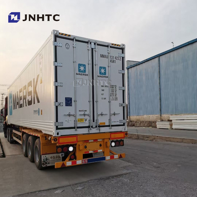 3 Axles 30tons 50tons Refrigerated Semi Trailer Vegetables Meat Drinks Transport