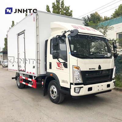HOWO Light Duty 4x2 Transport Van Container Cargo Box Truck