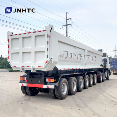 SINOTRUK Three Four Axles Heavy Duty Semi Trailers 50T 40cbm Self Tipping Dump Truck