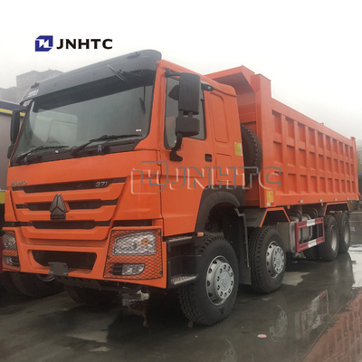HOWO 8x4 371hp 27M3 12 Wheels Self Loading Dump Truck For Tanzania