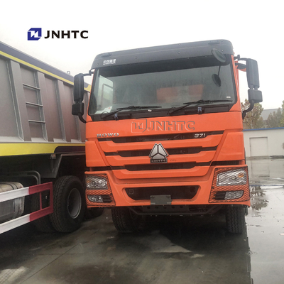 HOWO 8x4 371hp 27M3 12 Wheels Self Loading Dump Truck For Tanzania