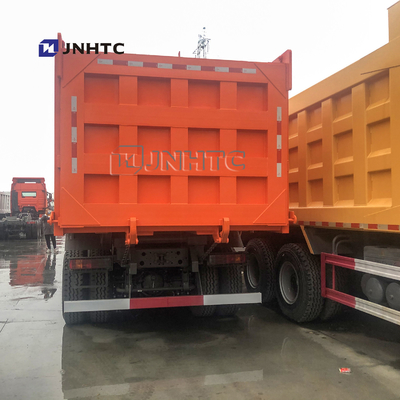 HOWO 8x4 371hp 27M3 12 Wheels Self Loading Dump Truck For Tanzania