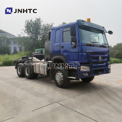 Howo 371 420hp 6X4 Used Tractor Truck Head 400L Diesel Tank