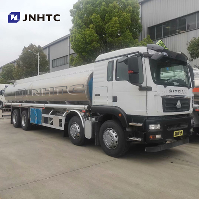 Sinotruk Howo Euro2 8x4 15cbm Fuel Tank Truck Stainless Steel Aluminum Alloy 5083