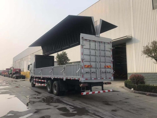 SINOTRUK HOWO A7 6X4 Heavy Cargo Truck Euro II 10 Wheeler Wing Van