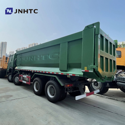HOWO 6X4 371HP Green 20 Cubic Tipper Truck With U Type Cargo Body