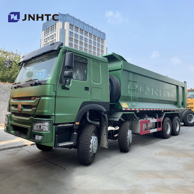 HOWO 6X4 371HP Green 20 Cubic Tipper Truck With U Type Cargo Body