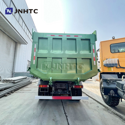 HOWO 6X4 371HP Green 20 Cubic Tipper Truck With U Type Cargo Body