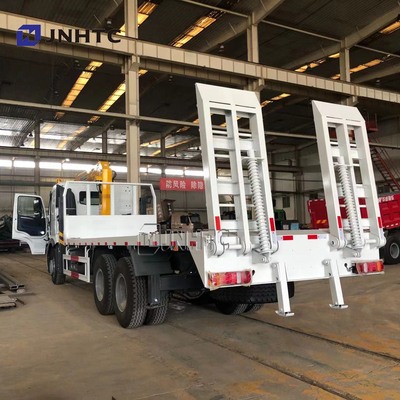25 Tons Sinotruk HOWO A7 Flatbed Tow Truck 0 Degree Wrecker Towing Truck