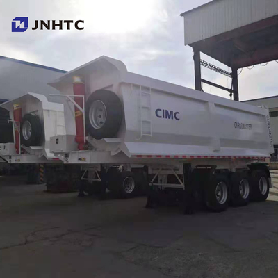 3 Axles Tractor Dump Semi Trailer Truck 40t Air Suspension