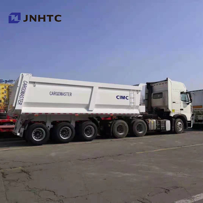 3 Axles Tractor Dump Semi Trailer Truck 40t Air Suspension
