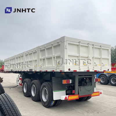 70 Ton Hydraulic Tipping Trailer Heavy Duty Semi Trailers Dump Truck Side Tipper