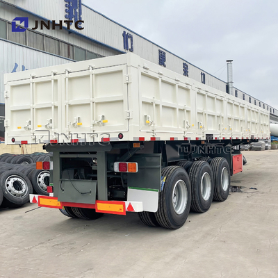 3 4 Axle Side Wall Fence Cargo Semi Trailer 40T 60T Hydraulic Side Tipper