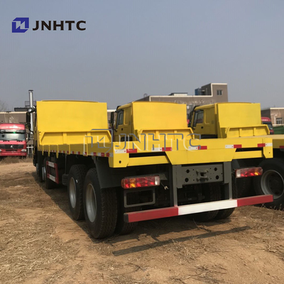 SINOTRUK Howo Heavy Cargo Truck 35 Tones Flatbed Trailer Tri Axle Flatbed
