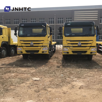 SINOTRUK Howo Heavy Cargo Truck 35 Tones Flatbed Trailer Tri Axle Flatbed