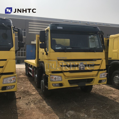 SINOTRUK Howo Heavy Cargo Truck 35 Tones Flatbed Trailer Tri Axle Flatbed