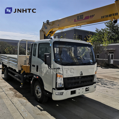 SINOTRUK HOWO 4X2 Light Duty Commercial Trucks With CRANE RHD 10 Ton Truck