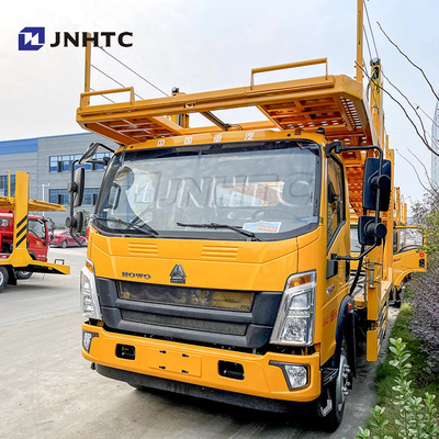 HOWO 4x2 Light Duty Commercial Trucks Vehicle Carrier Transporter 5-8 ton
