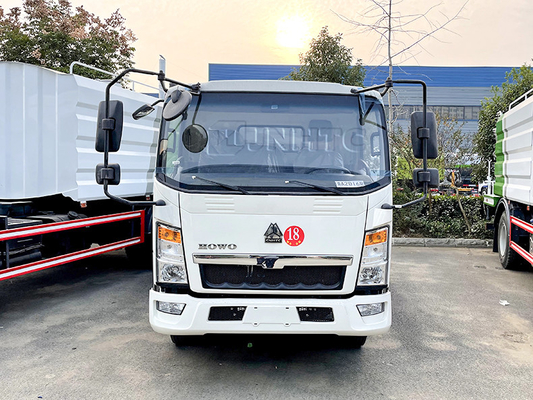 Sinotruk Howo Light Duty 4X2 Dump Truck 10 - 15 Tons For Sand Lime Gravel Transport