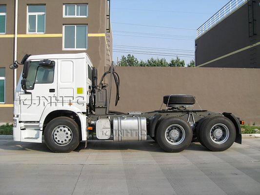 Euro2 10 Wheels 371 Right Truck Head HOWO Trailer Head 50Ton