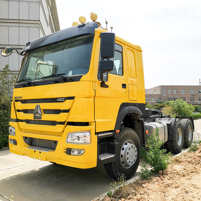 10wheels Howo Tractor Truck Head Sinotruk 371hp Tractor Truck