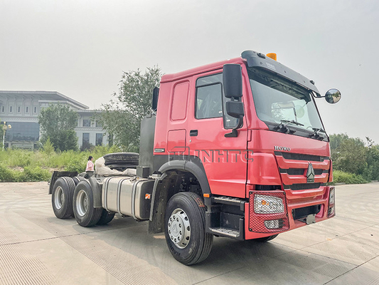 3.5 Inch Euro2 Sinotruk Howo 6x4 371 10 Wheel Tractor Head