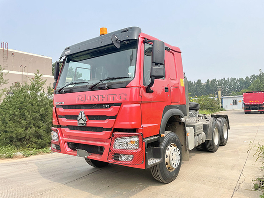 3.5 Inch Euro2 Sinotruk Howo 6x4 371 10 Wheel Tractor Head