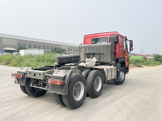 6x4 3.5 inch Euro2 Sinotruk Howo 371 Tractor Truck 10 Wheels Head Tractor