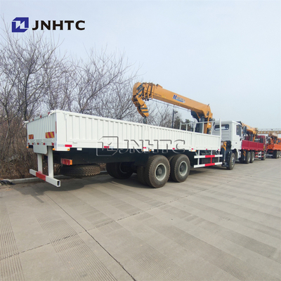 SHACMAN Lorry Truck Mounted Knuckle Boom Cranes 10 Ton