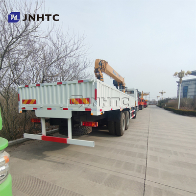 SHACMAN Lorry Truck Mounted Knuckle Boom Cranes 10 Ton