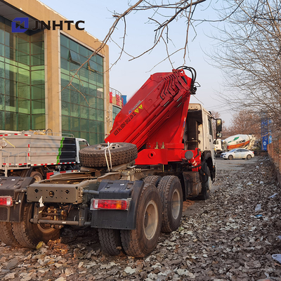 371hp 8 Ton Telescopic Crane Truck Sinotruk HOWO 6x4 40t 10 Wheels