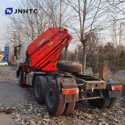 371hp 8 Ton Telescopic Crane Truck Sinotruk HOWO 6x4 40t 10 Wheels