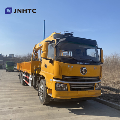 6x4 Straight Arm Crane Cargo Truck Mounted Shacman H3000 F3000 X3000