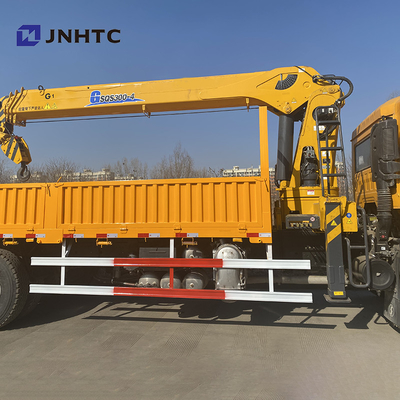 6x4 Straight Arm Crane Cargo Truck Mounted Shacman H3000 F3000 X3000