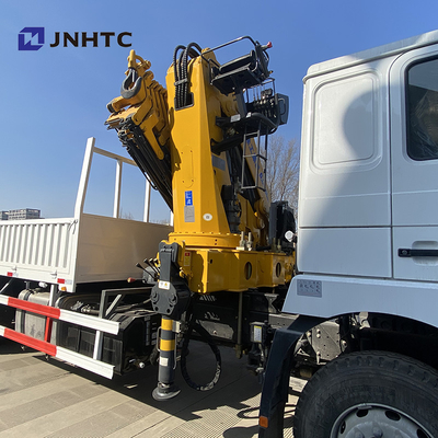 Flatbed Dropside Cargo Truck Mounted Crane Shacman F3000 6x4