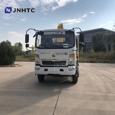 Flat Plate Cargo Truck Mounted Crane Sinotruk HOWO 4x4 All Wheel Drive