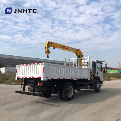 Flat Plate Cargo Truck Mounted Crane Sinotruk HOWO 4x4 All Wheel Drive