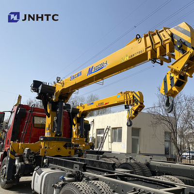 FAW 4X2 Drive Wheel Crane Boom Truck With 6 - 10 Ton