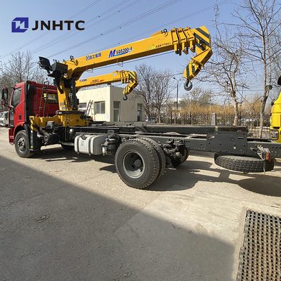 FAW 4X2 Drive Wheel Crane Boom Truck With 6 - 10 Ton